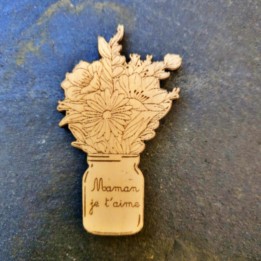 Magnet bouquet « Maman je t'aime »