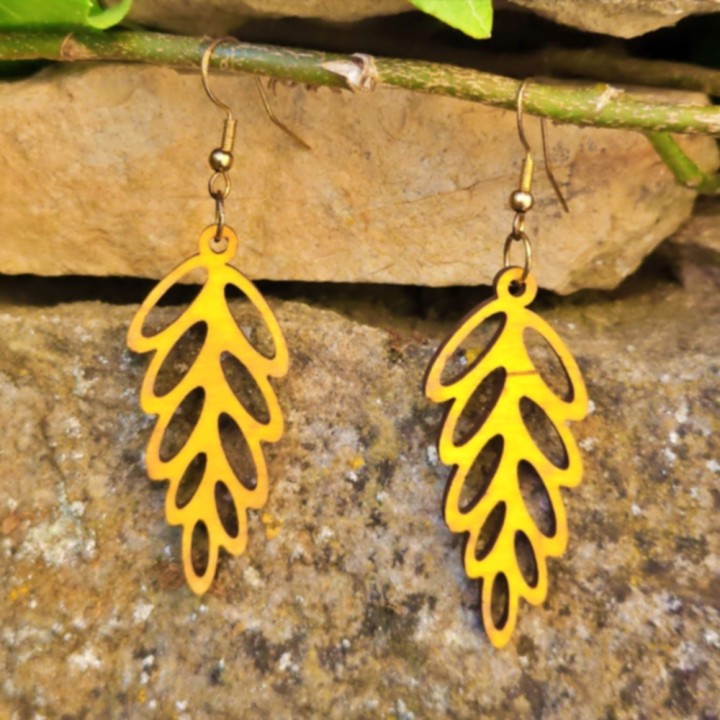 BO jaunes feuilles imparipennées 4.6cm