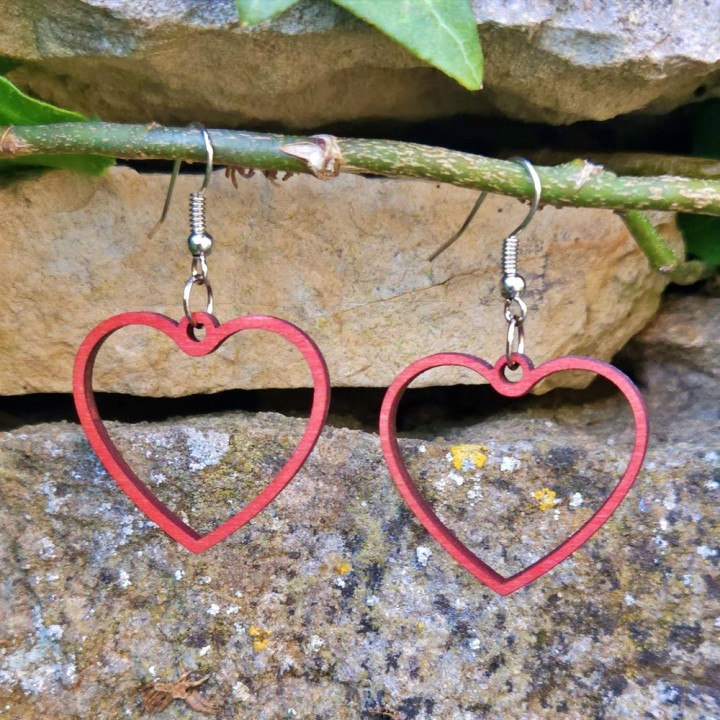 BO coeurs rouges contours