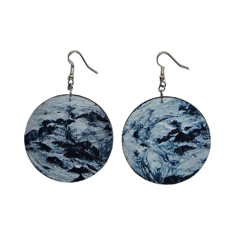 BO Rondes 5cm - Bleus et blanc