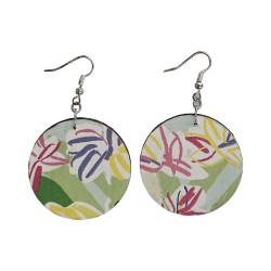 BO Rondes 4cm - Dessins de fleurs