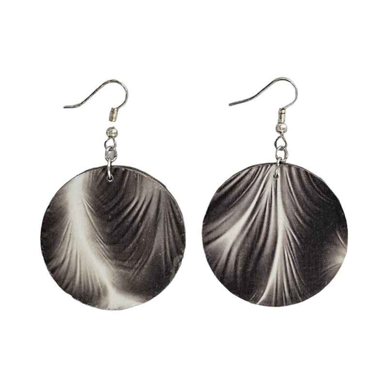 BO Rondes 4cm - Noir, gris et blanc