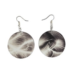 BO Rondes 4cm - Noir, gris et blanc