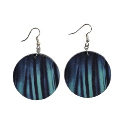 BO Rondes 4cm - Noir et bleu