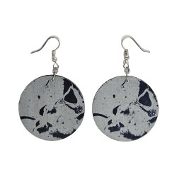 BO Rondes 4cm - Bleu et gris