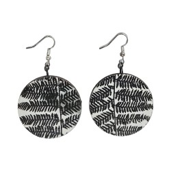 BO Rondes 4cm - Négatif de fougères