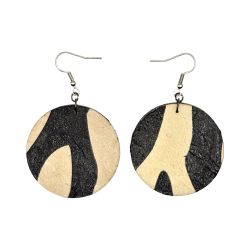 BO Rondes 4cm - Blanc et noir (var. 2)