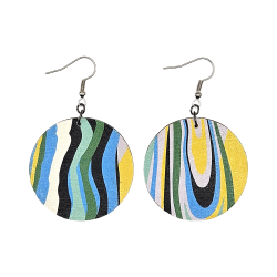 BO Rondes 4cm - Blanc, bleu, vert, jaune, gris et noir