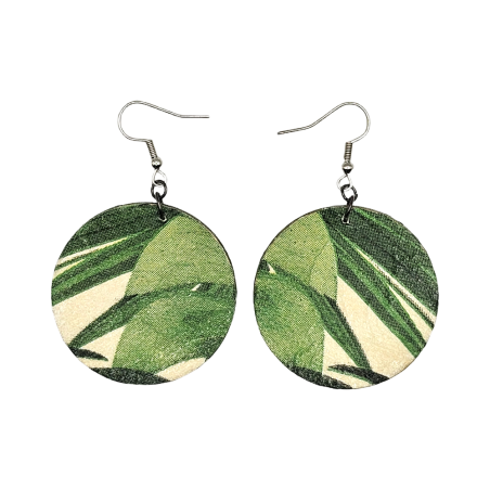 BO Rondes 4cm - Feuilles (var. 5)