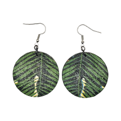 BO Rondes 4cm - Feuilles (var. 2)