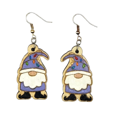 BO Fantaisie 3,9cm - Gnome violet kawaii