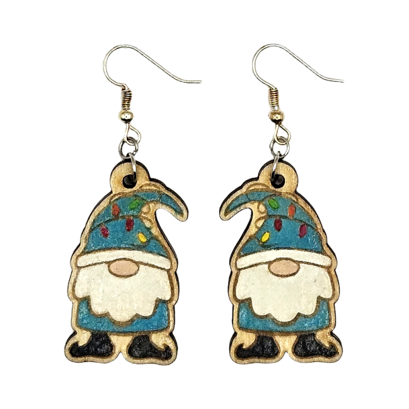 BO Fantaisie 3,9cm - Gnome bleu ciel kawaii