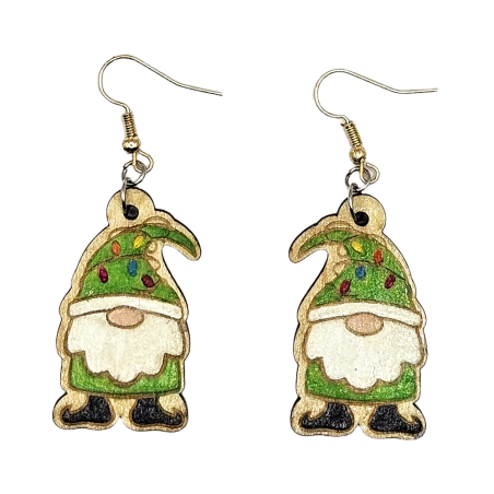 BO Fantaisie 3,9cm - Gnome vert clair kawaii