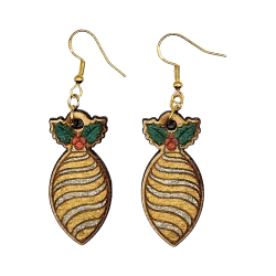 BO Fantaisie 3,8cm - Ampoules de noël (var. 2)