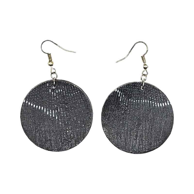 BO Rondes 4cm - Blanc et noir (var. 1)