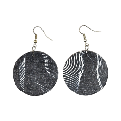 BO Rondes 4cm - Blanc et noir (var. 1)