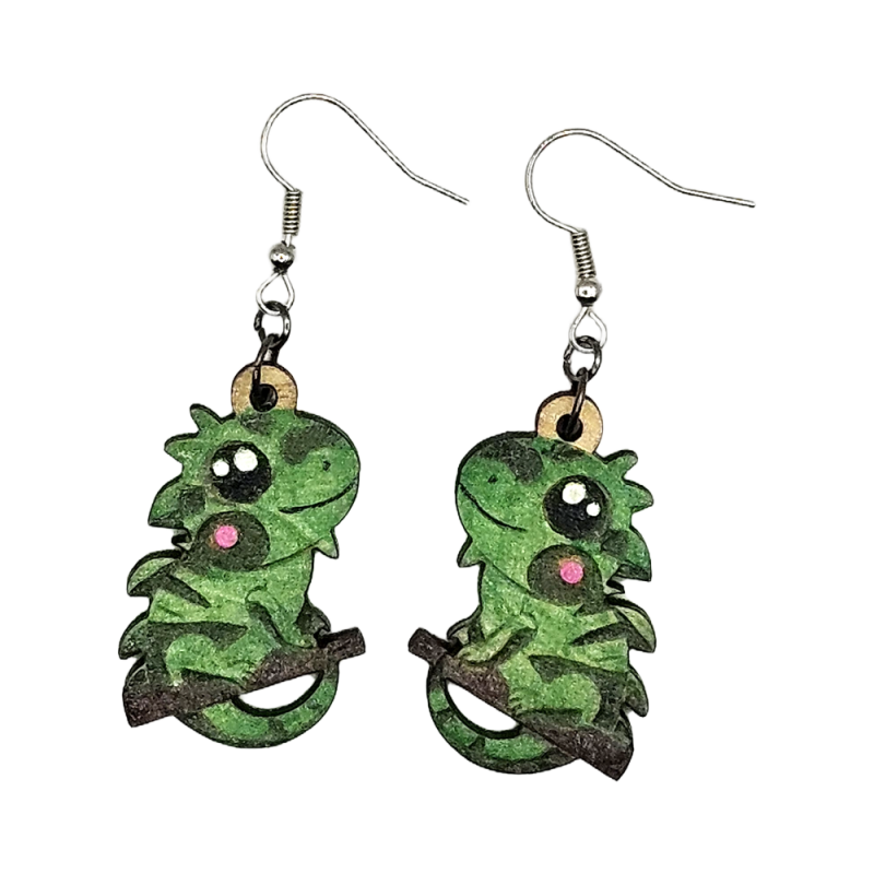 BO Fantaisie 3,4cm - Caméléons kawaii