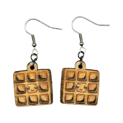 BO Fantaisie 2,3cm - Gaufres kawaii (var. 2)