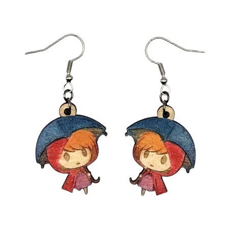 BO Fantaisie 3,1cm - Petit chaperon kawaii