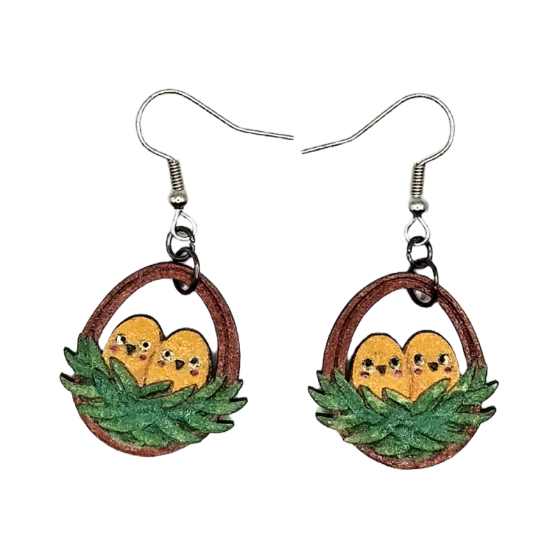 BO Fantaisie 2,5cm - Poussins dans un nid kawaii