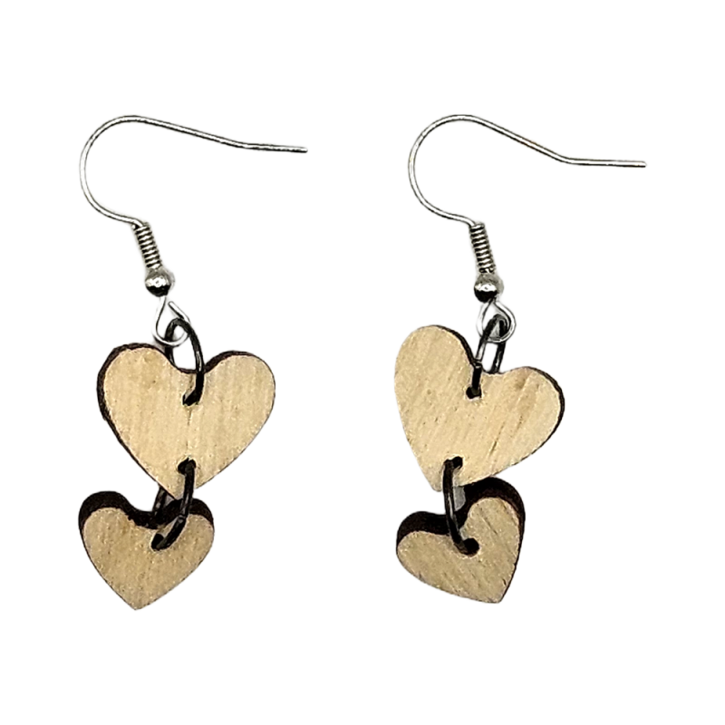 BO Mini cœurs - Bois