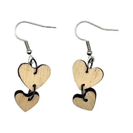BO Mini cœurs - Bois
