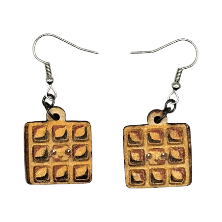 BO Fantaisie 2,3cm - Gaufres kawaii (var. 1)