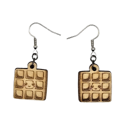 BO Fantaisie 2,3cm - Gaufres kawaii (var. 1)