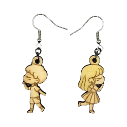 BO Fantaisie 3,1cm - Enfants amoureux kawaii