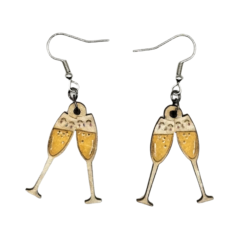 BO Fantaisie 3,2cm - Flûtes de champagne kawaii