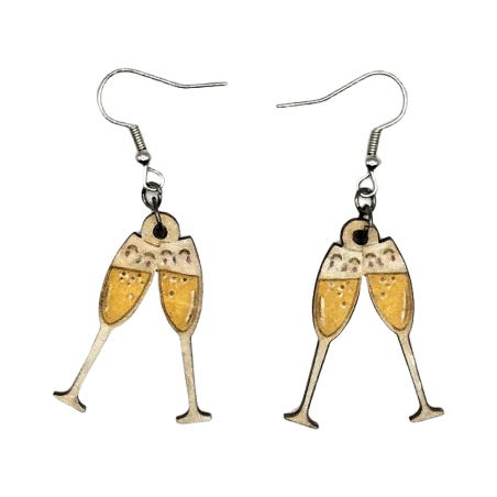 BO Fantaisie 3,2cm - Flûtes de champagne kawaii