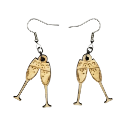 BO Fantaisie 3,2cm - Flûtes de champagne kawaii