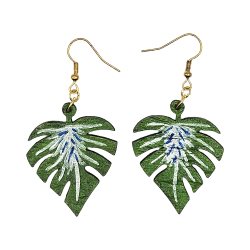 BO Feuille - Vert, blanc et bleu