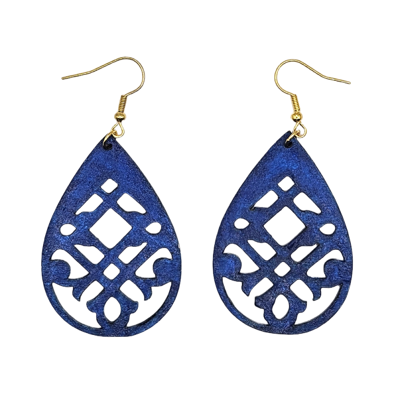 BO Gouttes - Bleu et violet