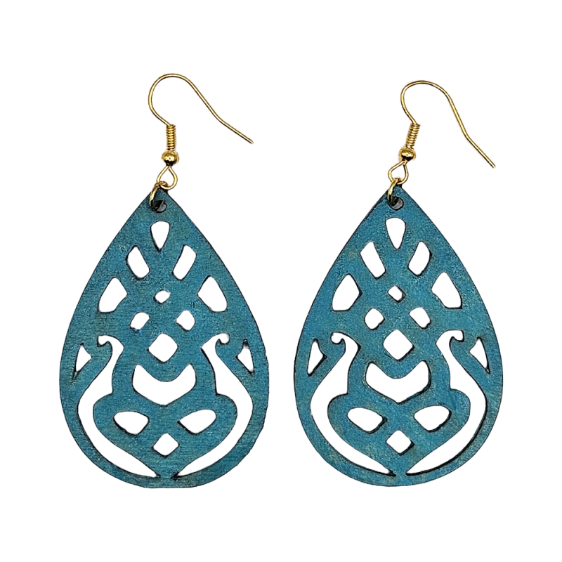 BO Gouttes - Bleu clair et bleu foncé