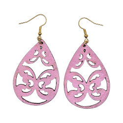 BO Gouttes - Rose clair et rose foncé