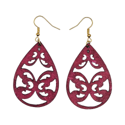 BO Gouttes - Rose clair et rose foncé