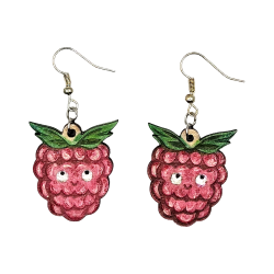 BO Fantaisie 3cm - Framboises kawaii