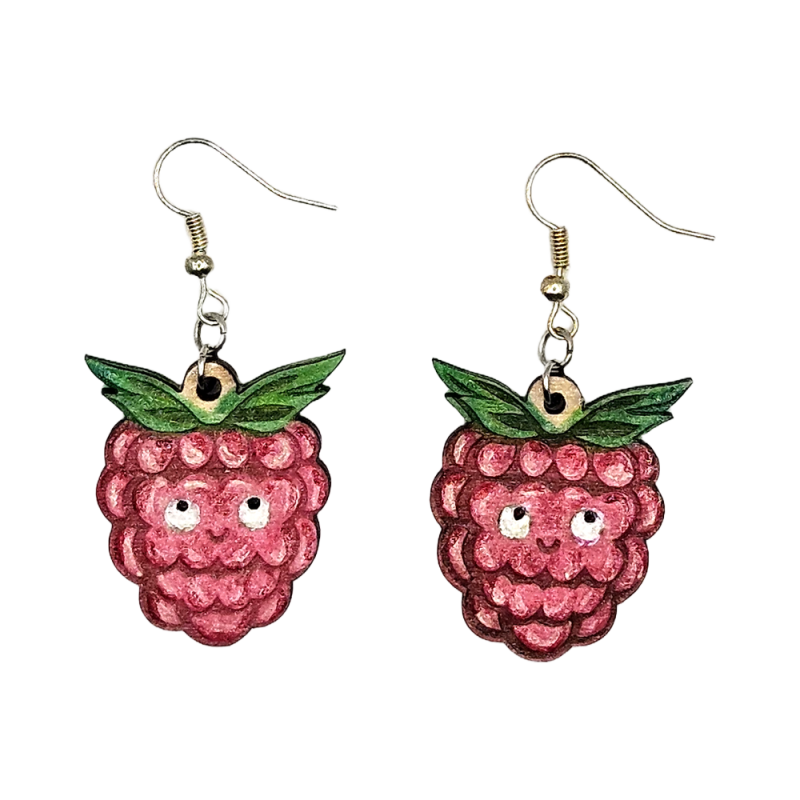 BO Fantaisie 3cm - Framboises kawaii