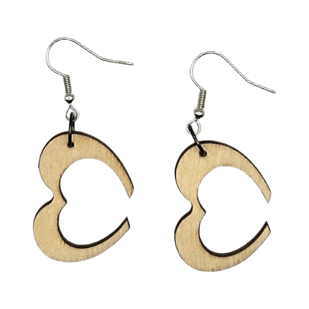 BO Cœur tronqué - Bois