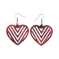 BO Rect. 4x3,7cm - Rose, violet et rouge