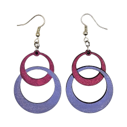 BO Fantaisie 4,1cm - Violet et rose