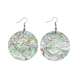 BO Rondes 5,1cm - Carte d'occitanie (alentours de mende, marvejols, le bleymard, st-etienne-du-valdonnez)