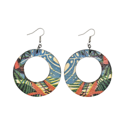 BO Rondes 5,2cm - Feuilles et de fleurs