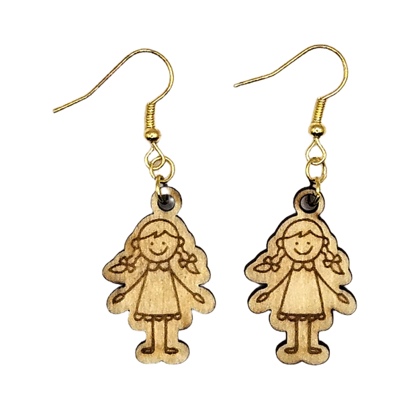 BO Personnage - Petite fille nattes