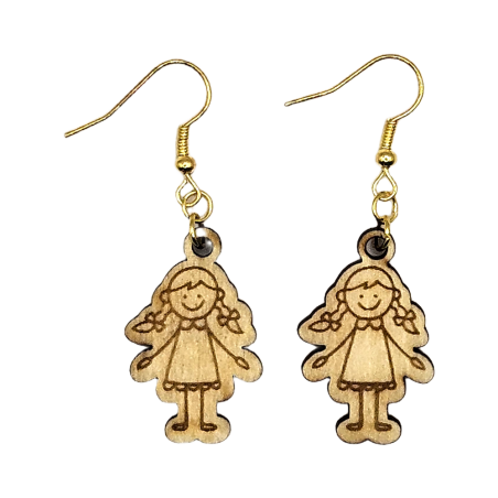 BO Personnage - Petite fille nattes