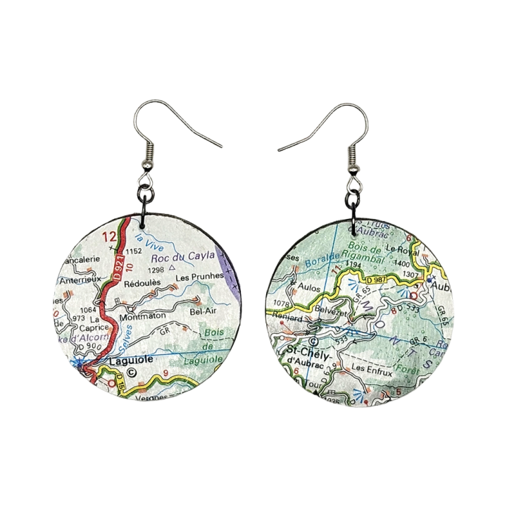 BO Rondes 4cm - Carte d'Occitanie (alentours de la Canourgue, Chanac, Laguiole et St-Chély-d'Aubrac)