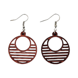 BO rouges ronds et lignes 3cm