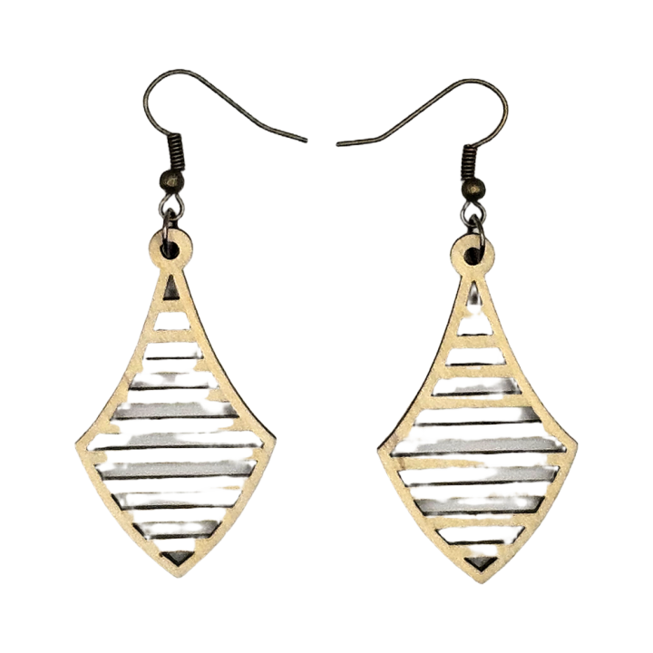 BO pendentifs géométriques 4.3cm