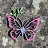 Papillon tons violacés